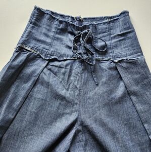 Do + B Wide Leg Lace Up Pants